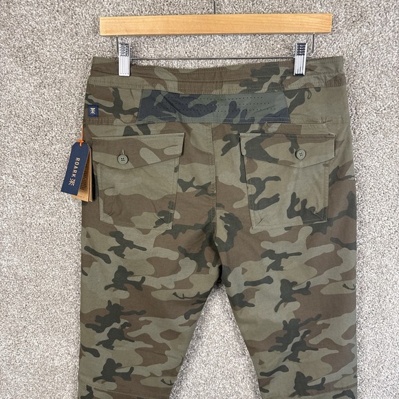 Roark Layover 2.0 Camo Print Pants Men's 30 Hiking Outdoors Drawstring NEW - Picture 4 of 10